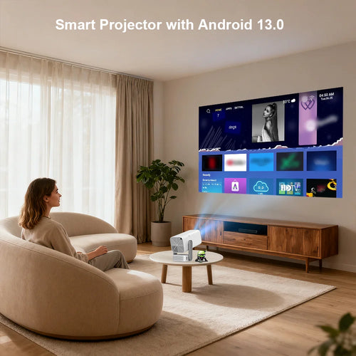 ThundeaL Full HD Projecteur TD80 Pro 1080P 2K 4K TD80Pro TD80W Mise à niveau WIFI Android Mini projecteur de faisceau 3D LED Vidéo Home Cinéma